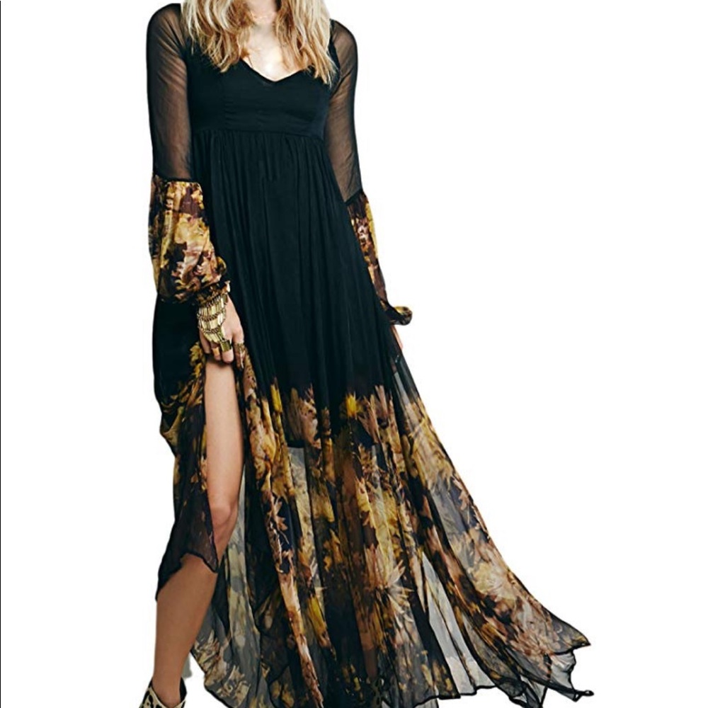 CHIFFON FLOWER DRESS